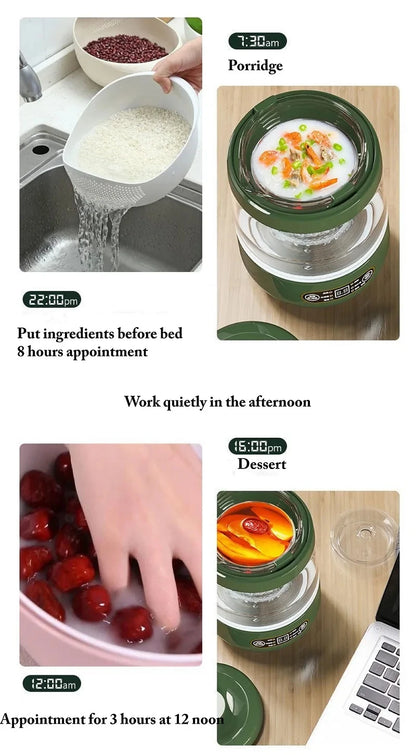 Portable Glass Stew Pot