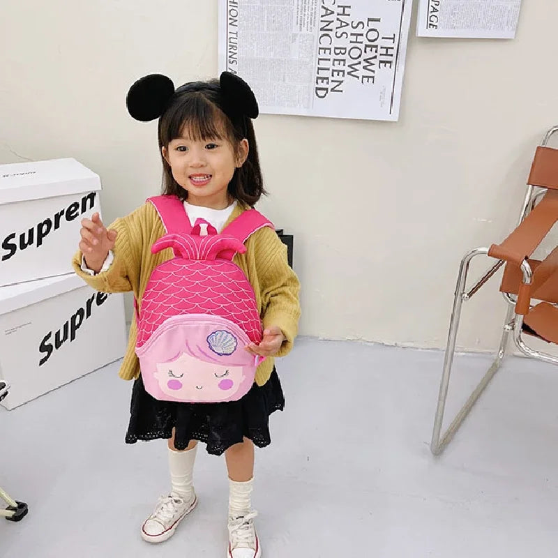Kids Cute Cartoon School Backpack