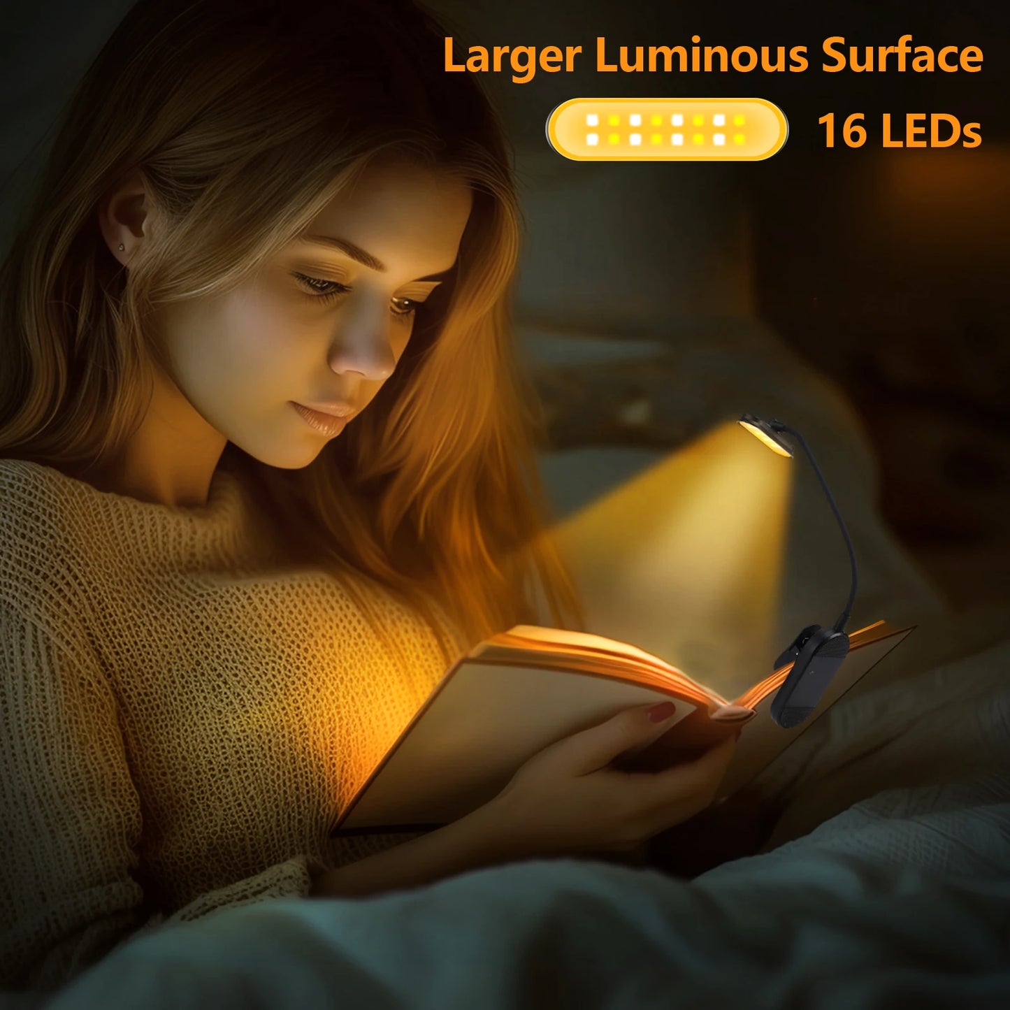 USB Rechargeable LED Book Light