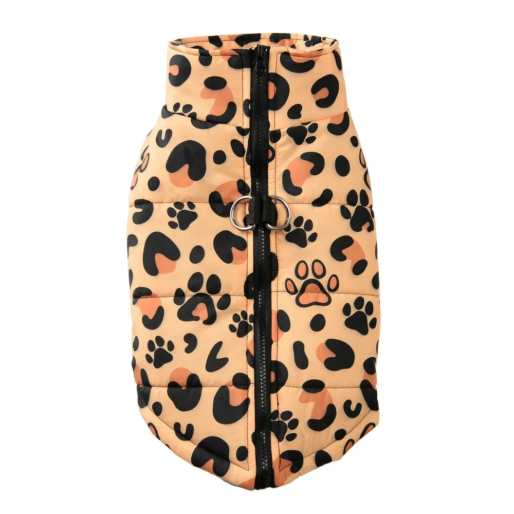 Waterproof Winter Dog Coat with D-Ring