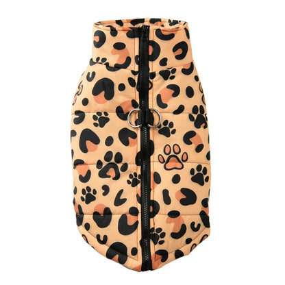 Waterproof Winter Dog Coat with D-Ring