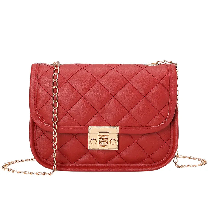 Quilted Chain Crossbody Bag
