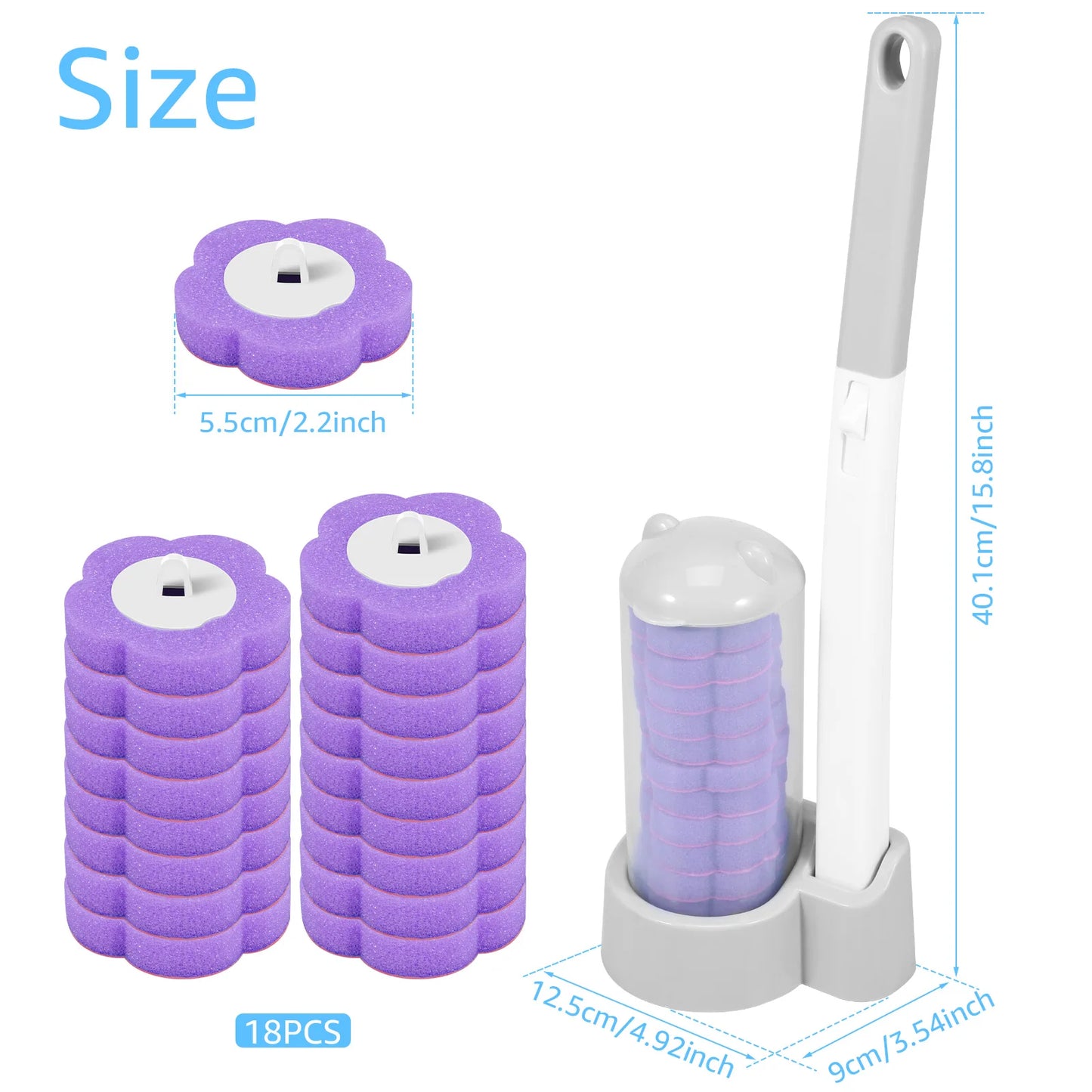 18 36pcs Toilet Brush