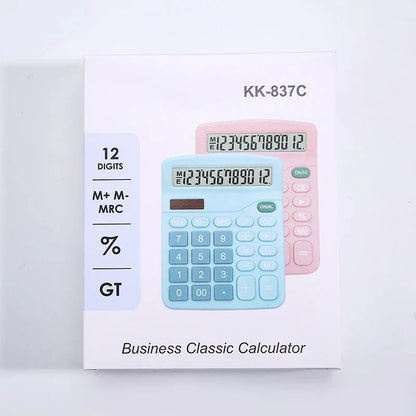 12-Digit Dual Power Desktop Calculator