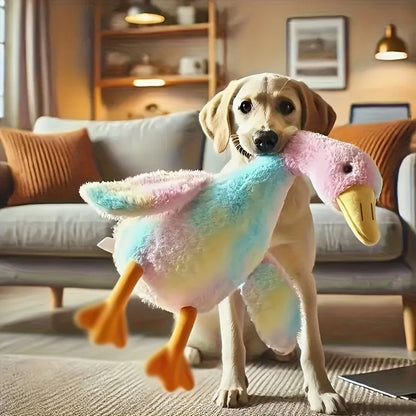 Soft Colorful Duck Plush Pet Toy