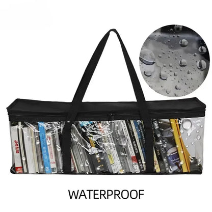 Large Transparent DVD CD Storage Bag