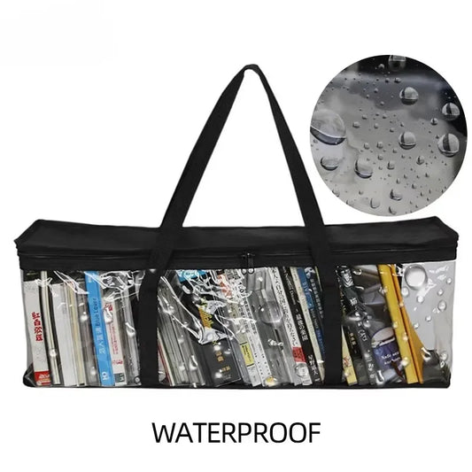 Large Transparent DVD CD Storage Bag