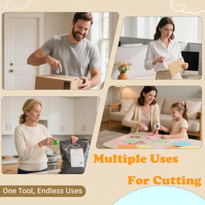 Cloud Retractable Mini Box Cutters with Key Rings