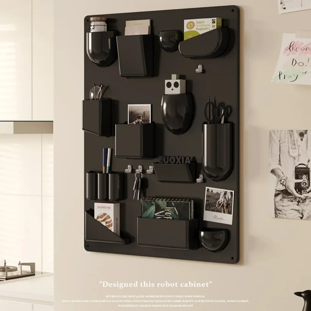 Wall-Mounted Modular Storage Organiser Board