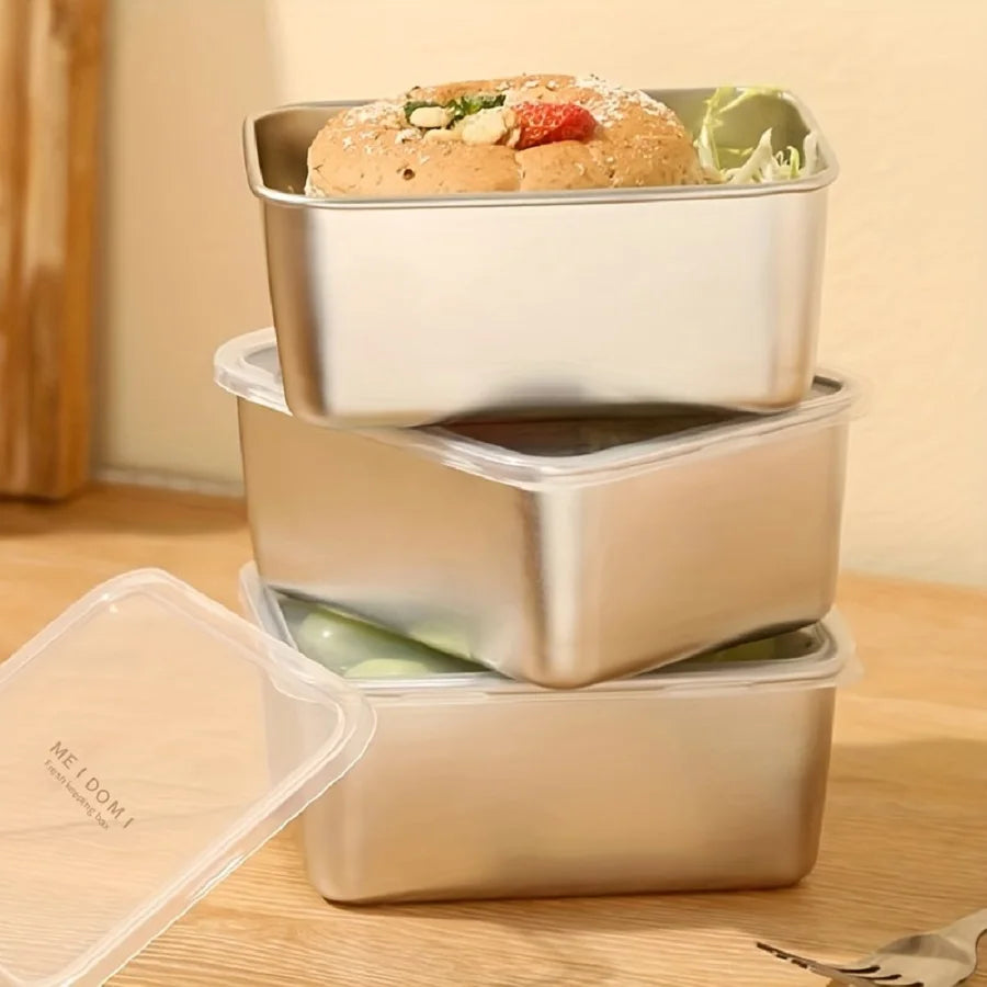 Stainless Steel Fresh-Keep Food Storage Container
