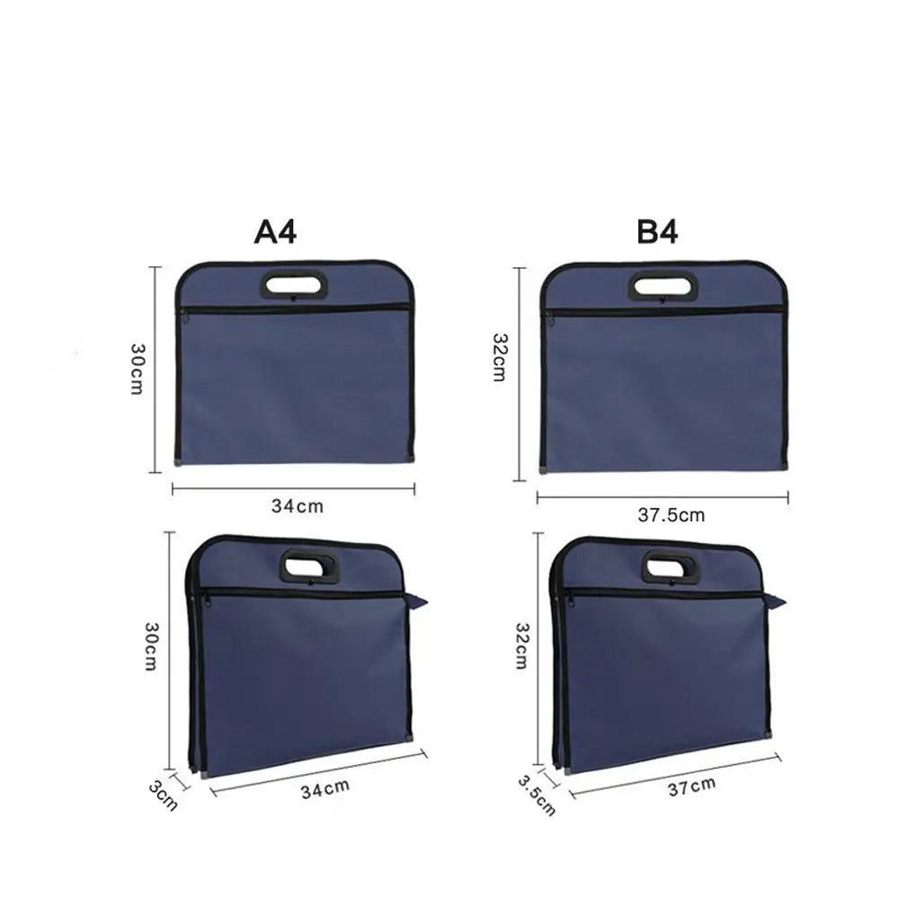 Waterproof Canvas Document File Bag