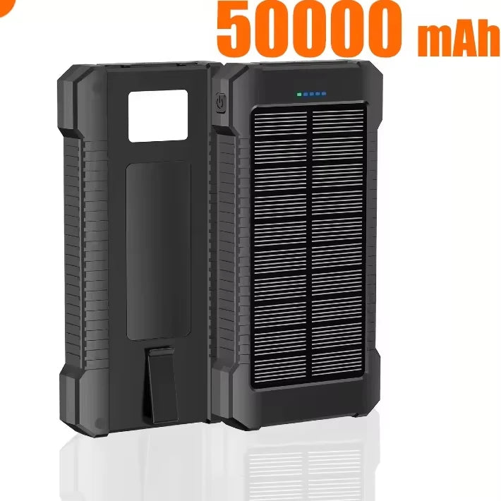 Solar Power Bank with Flashlight