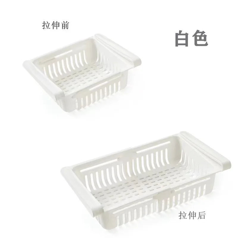 Expandable Refrigerator Storage Basket Drawer