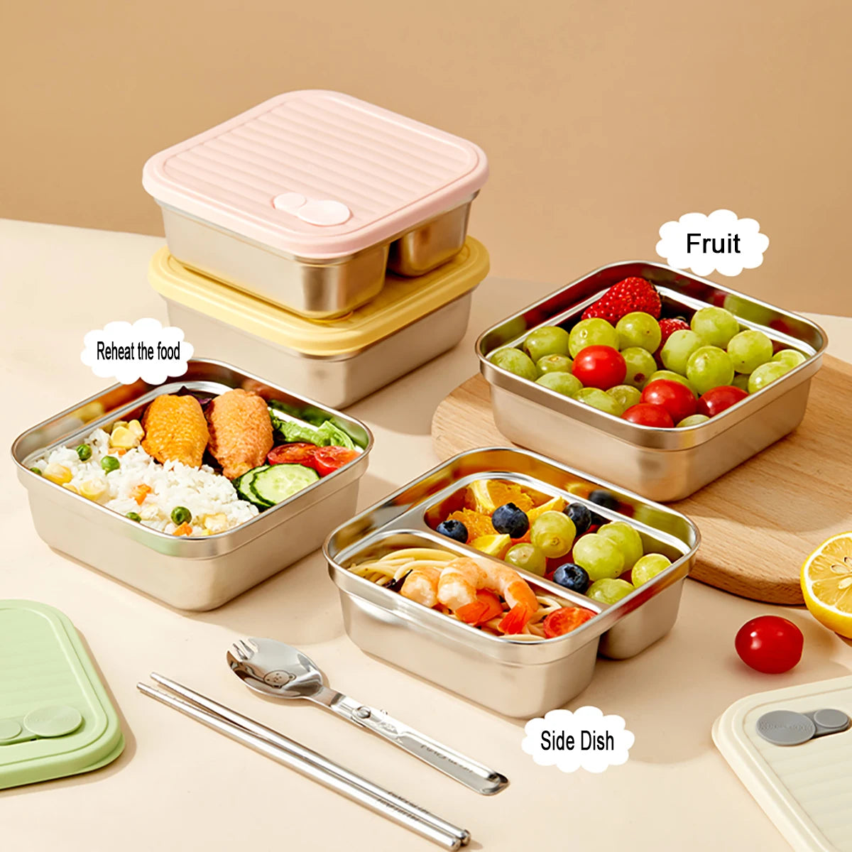 Leakproof Bento Food Container – 600ml–700ml