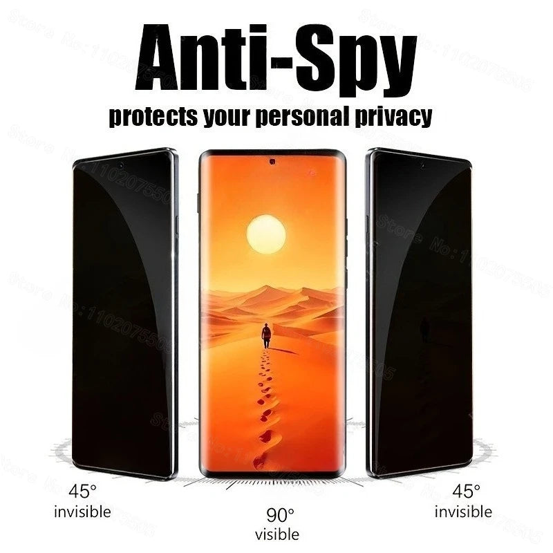 2-in-1 9D Tempered Glass & Privacy Screen Protector for Infinix Hot 60 Series