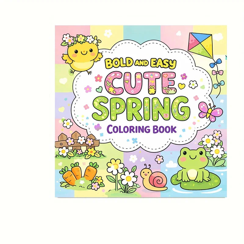Cozy Friends Adult Coloring Book