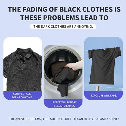 Black Fabric Dye Laundry Sheets – Colour Restorer