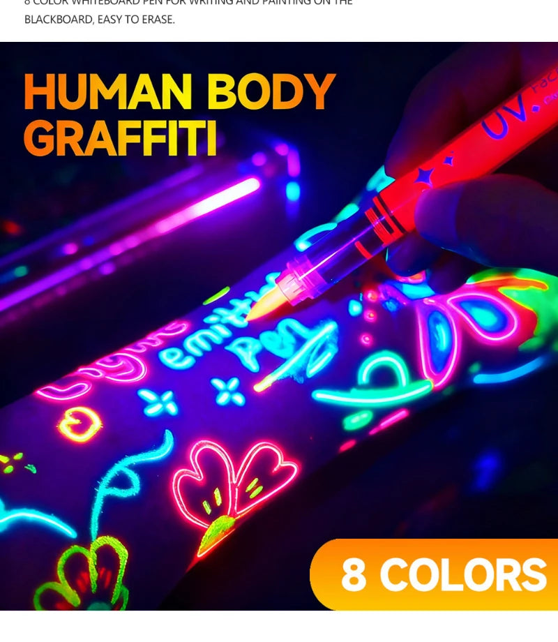 Fluorescent Face & Body Paint Pens