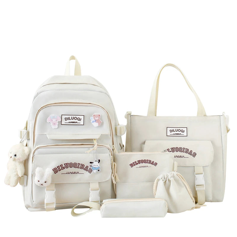 High Capacity Student Backpack Set