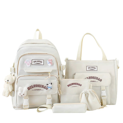 High Capacity Student Backpack Set