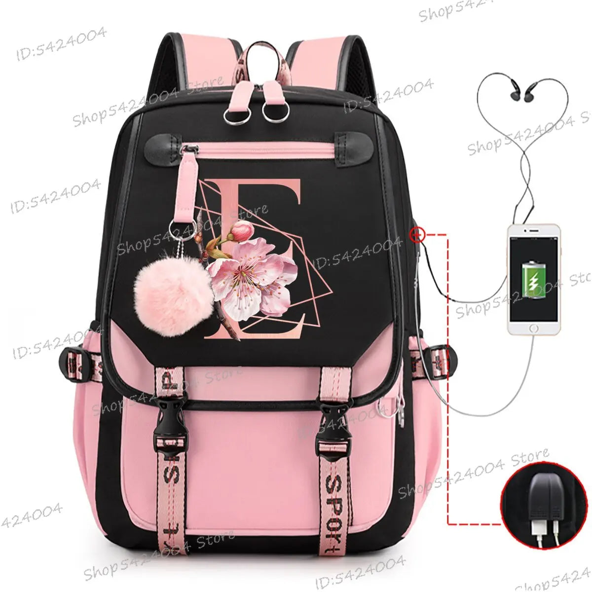 School & Travel Backpack with Laptop Compartment