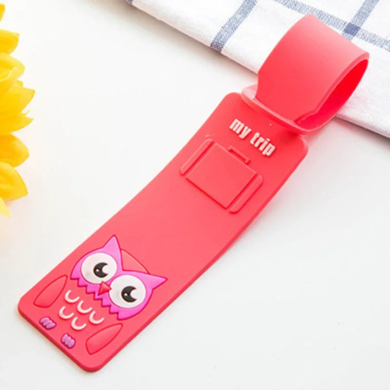 Cute Silicone Luggage Tag