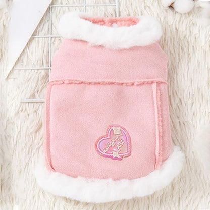 Winter Warm Fleece Pet Jacket for Dogs & Cats