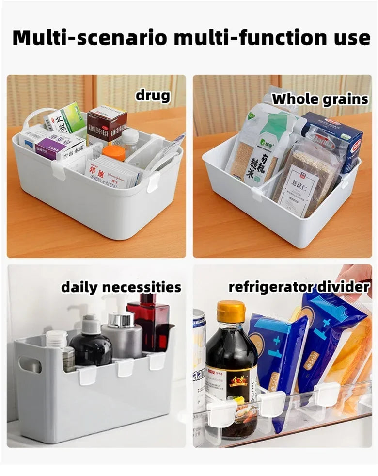 Adjustable Refrigerator Storage Divider Clips