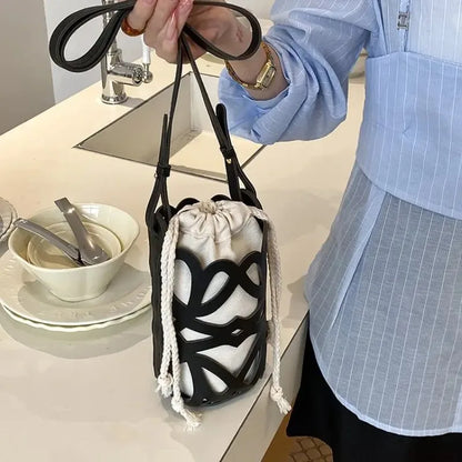 Minimalist Bucket Crossbody Handbag