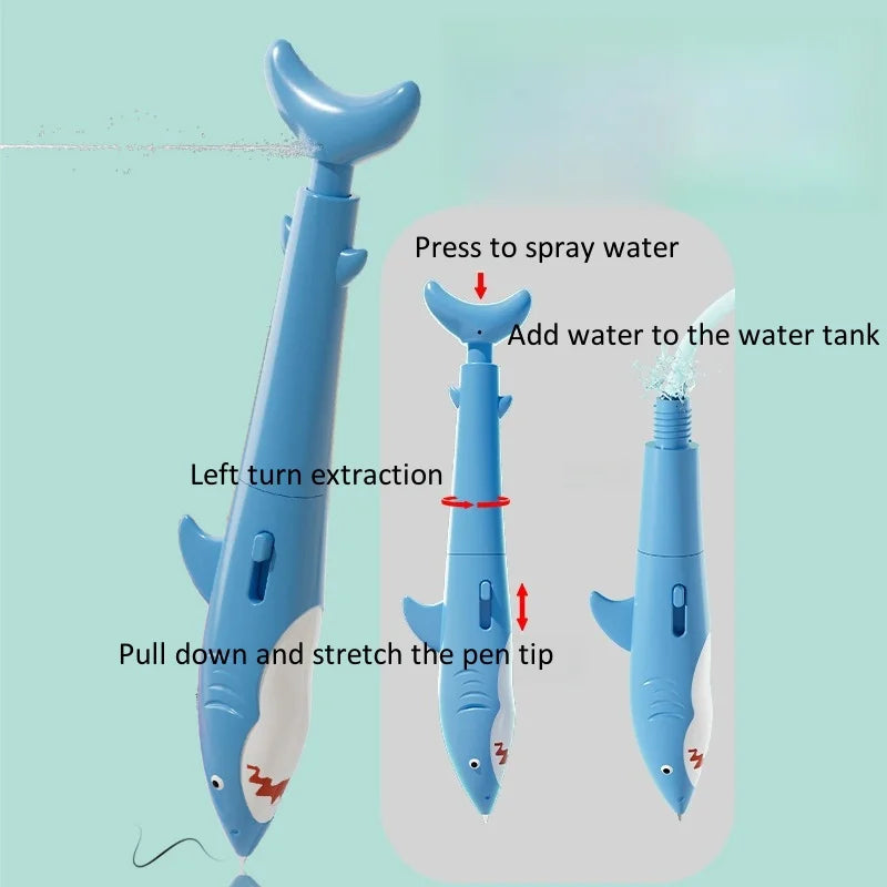 Shark Water Spray Ballpoint Pen