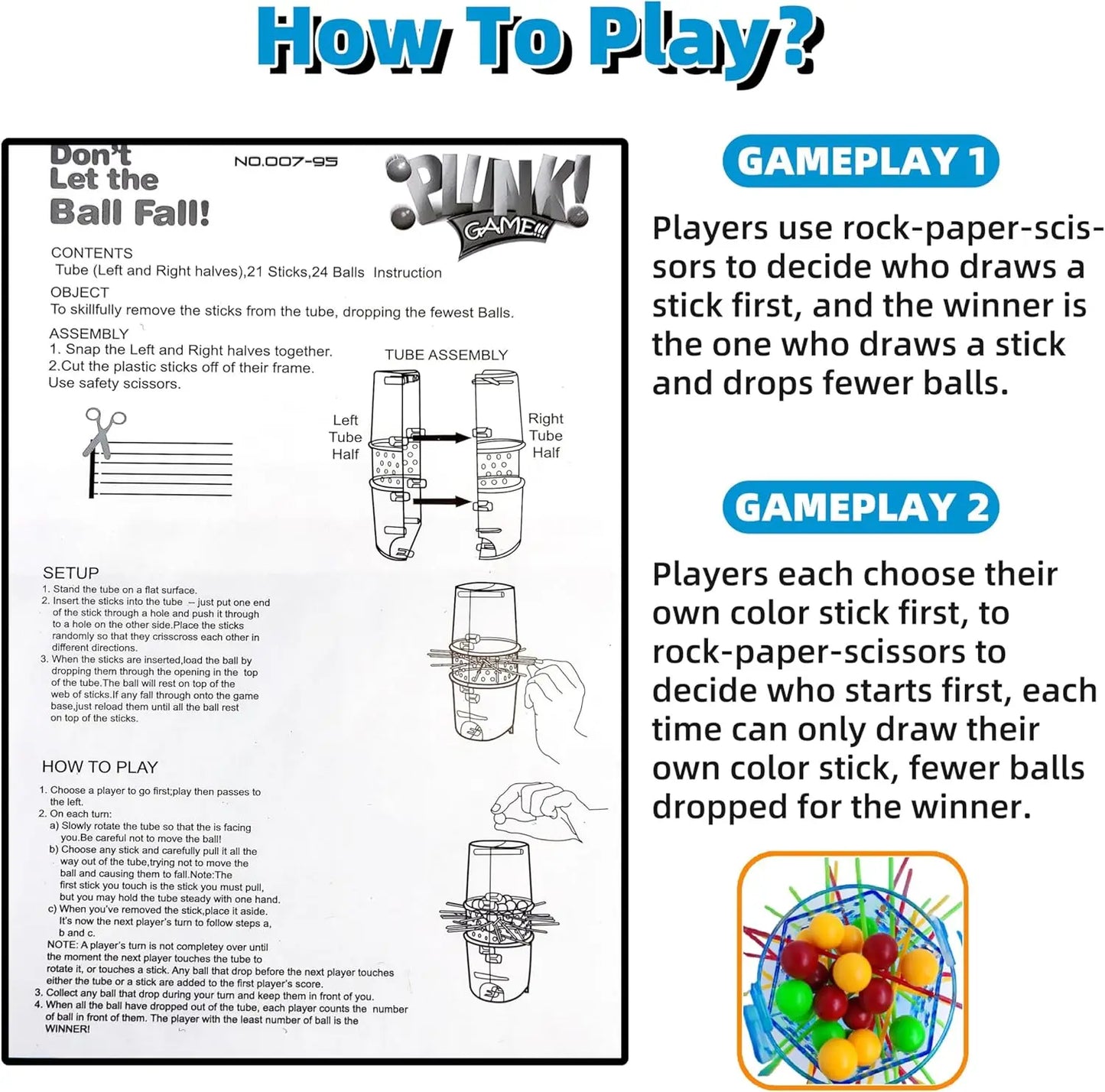 Don't Let the Ball Fall Board Game