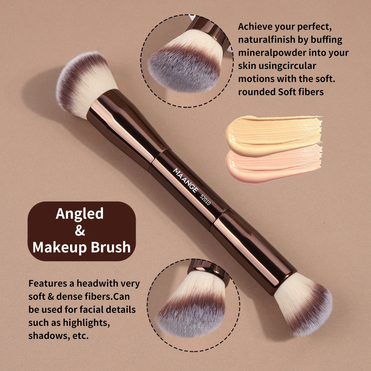 Double Ended Makeup Brush