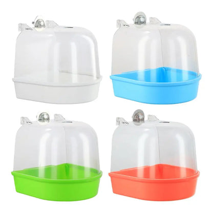 Hanging Acrylic Bird Bath for Cage