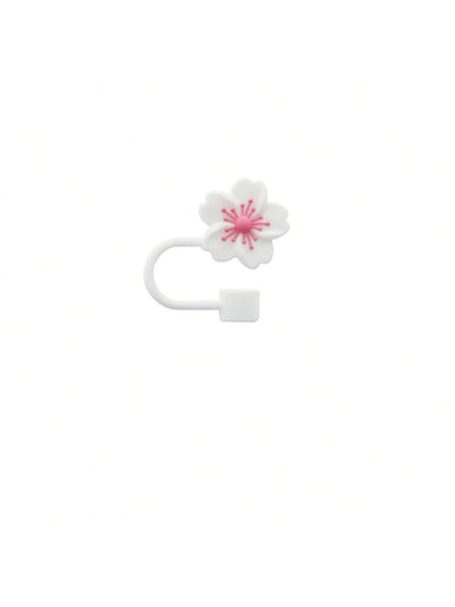 Flower Silicone Straw Cover for Stanley Cup