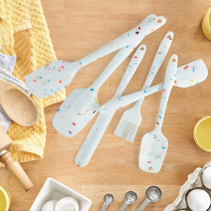 Heat-Resistant Silicone Kitchen Scraper Set