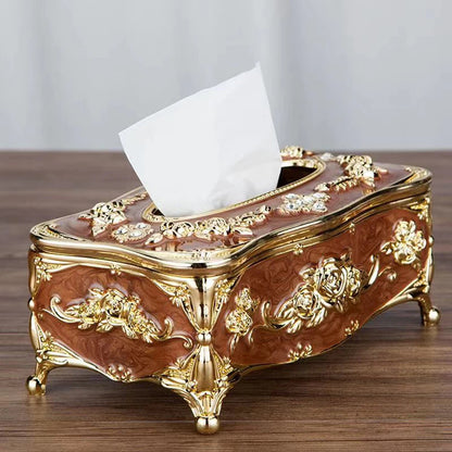 European Luxury Tissue Box Holder