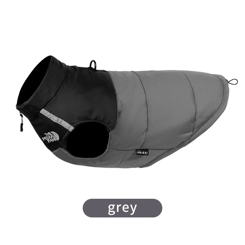 Waterproof Insulated Dog Jacket with Harness – Winter Pet Coat
