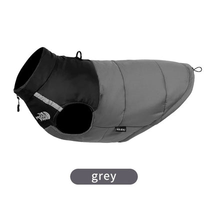 Waterproof Insulated Dog Jacket with Harness – Winter Pet Coat