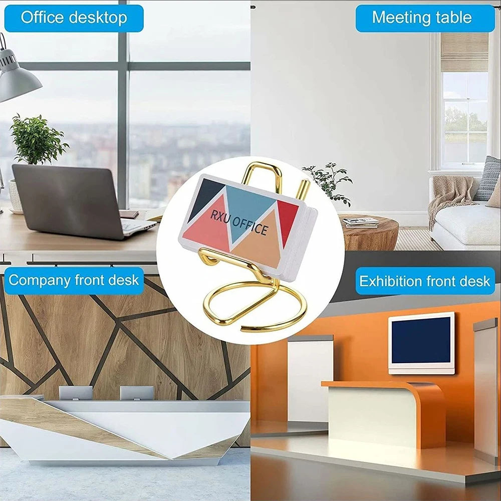 Metal Phone & Business Card Stand