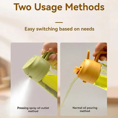 2-in-1 Glass Oil Spray Bottle