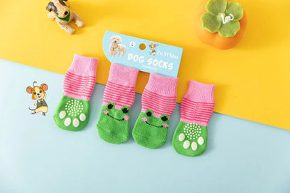 Warm Anti-Slip Knit Socks for Dogs