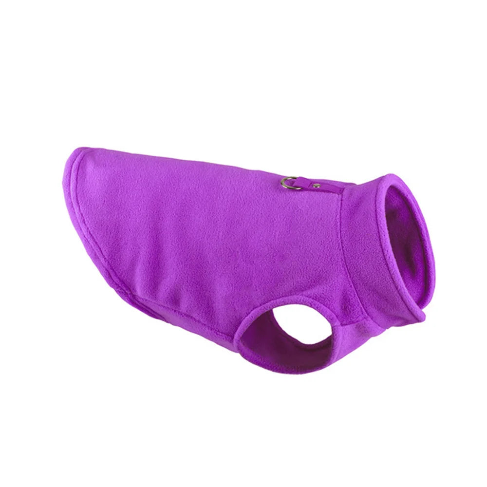 Fleece Dog Vest Jacket