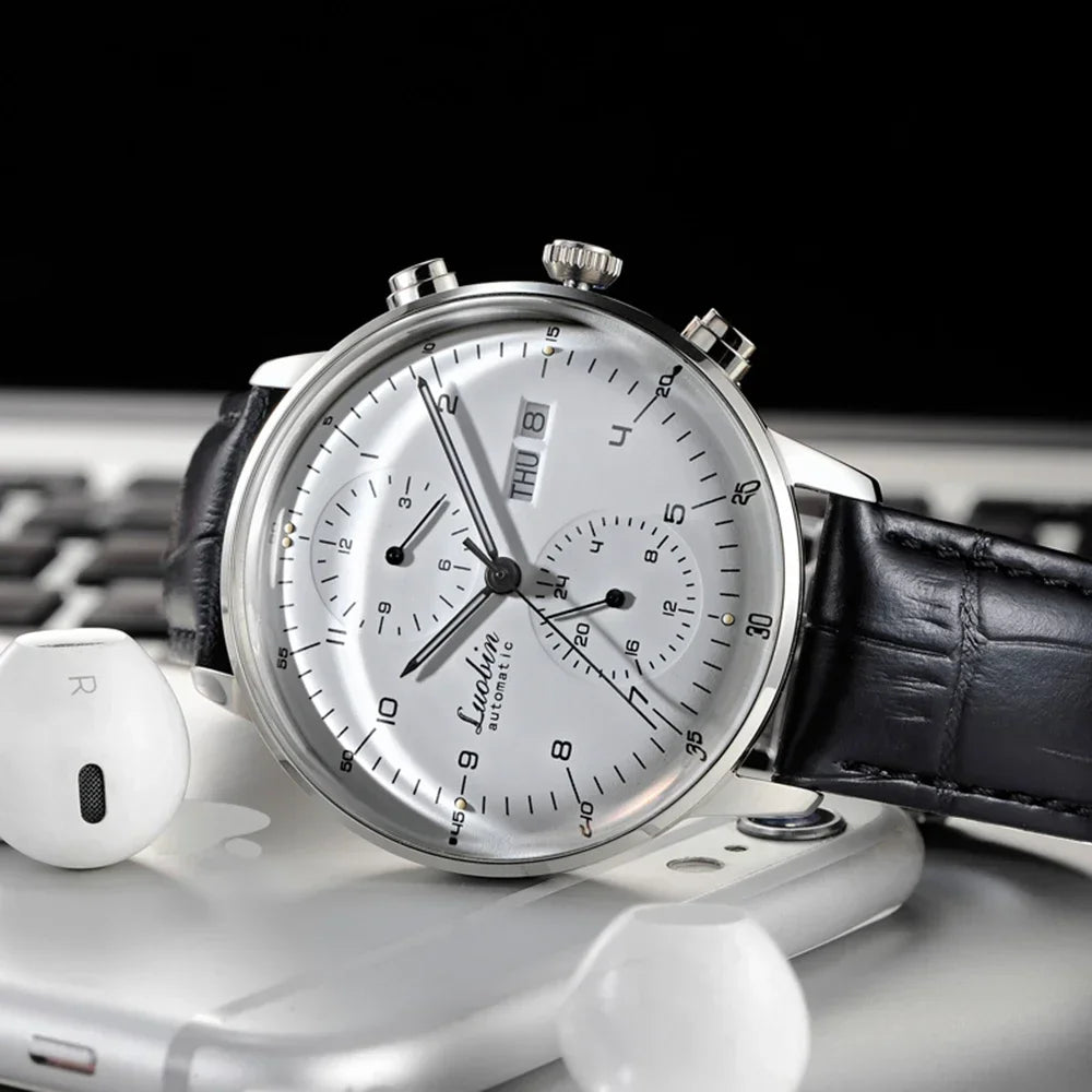Men's Automatic Mechanical Stainless Steel Business Watch