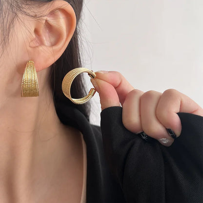Retro Multilayer Stud Earrings for Women