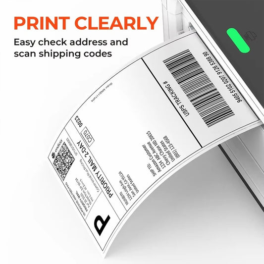 4 × 6 Inch Thermal Shipping Labels