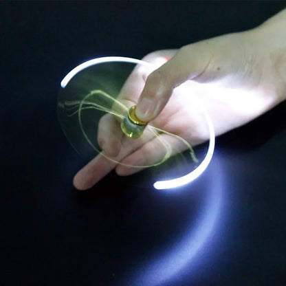 Multifunction Metal Fidget Pen with LED Light & Spinner