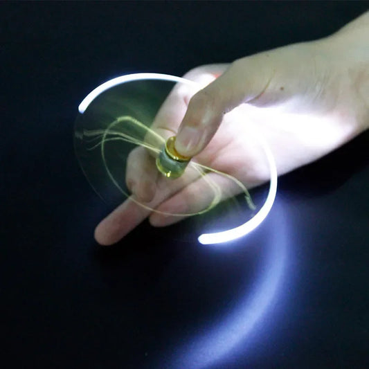 Multifunction Metal Fidget Pen with LED Light & Spinner