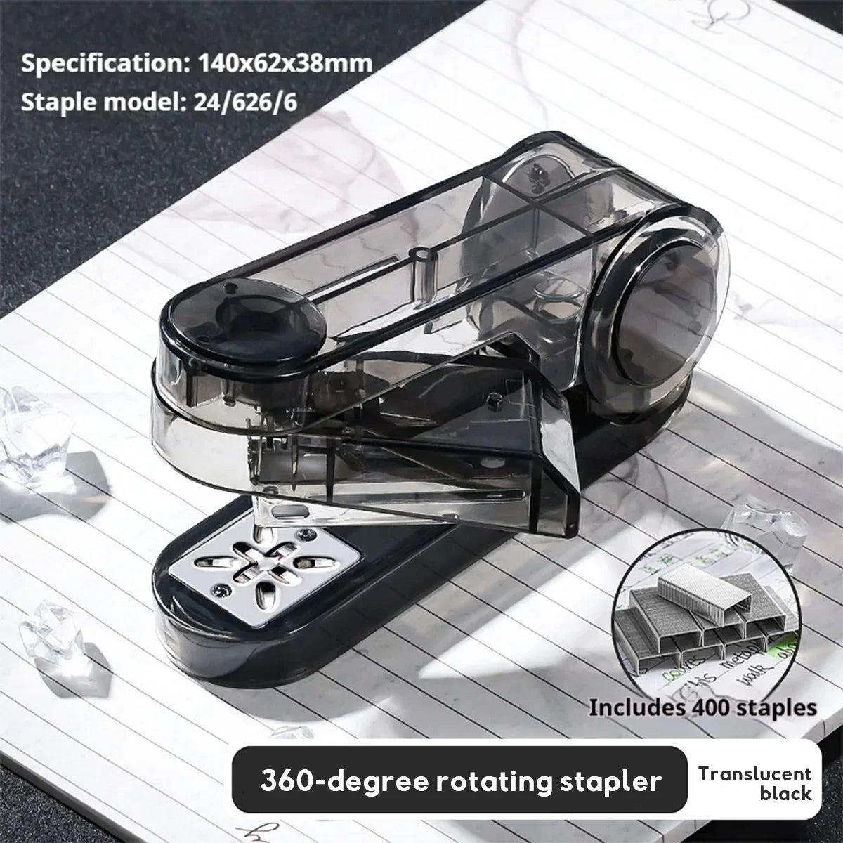 360° Rotating Desktop Stapler