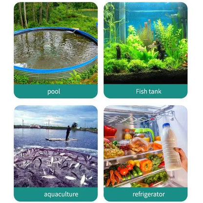Waterproof LCD Fish Tank & Reptile Habitat Thermometer
