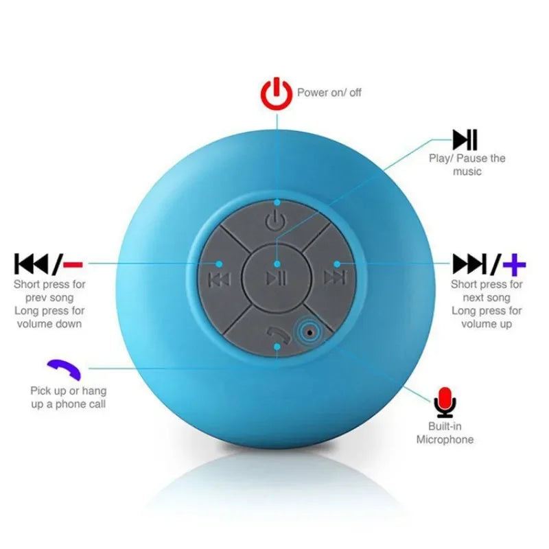 Waterproof Bluetooth Shower Speaker